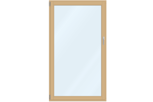 Balkontür Holz Beige
