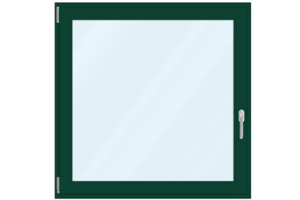 Holzfenster Moosgrün