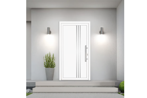 Haustür Kunststoff Weiß