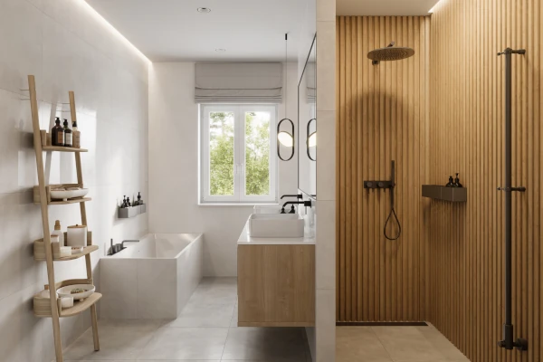 Dreh-Kipp-Fenster im Badezimmer