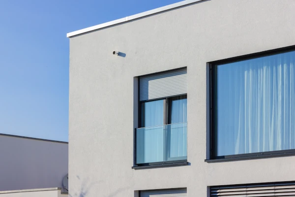 Aluminium-Fenster mit Rolladen