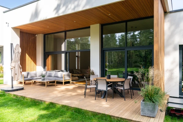 Terrassentueren aus Aluminium