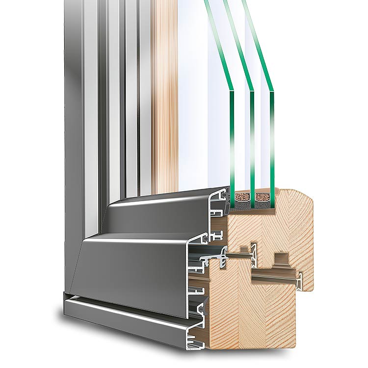 Idealu Holz Alu Fenster günstig kaufen neuffer.at